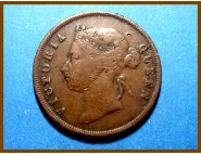 Стрейтс-Сетлментс 1 цент 1887 г.