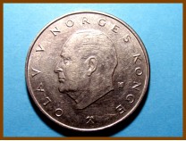 Монета Норвегия 5 крон 1977 г.