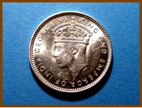 Британская Малайя 10 центов 1941 г.Серебро