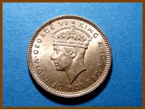 Британская Малайя 10 центов 1939 г. Серебро
