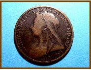 Великобритания 1 пенни 1900 г.