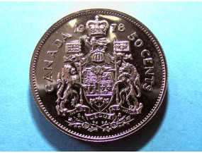 Канада 50 центов 1978 г. 
