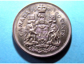 Канада 50 центов 1970 г. 