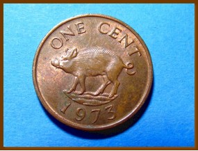 Бермуды 1 цент 1973 г.