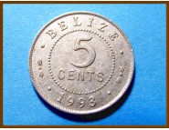 Белиз 5 центов 1993 г.