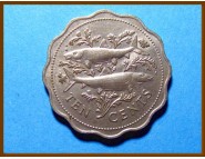 Багамские острова 10 центов 1975 г.