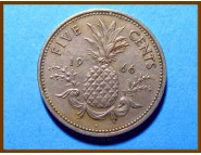 Багамские острова 5 центов 1966 г.
