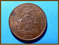 Багамские острова 1 цент 2006 г.