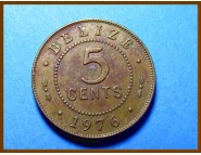 Белиз 5 центов 1976 г.