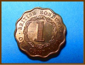 Британский Гондурас 1 цент 1971 г.