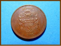 Гайана 5 долларов 2002 г.