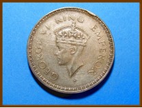 Индия 1 рупия 1944 г. Серебро