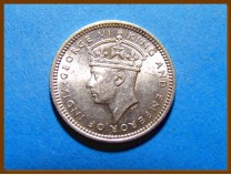 Британская Малайя 5 центов 1941 г. Серебро