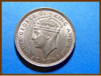 Британская Малайя 10 центов 1939 г.Серебро
