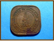 Британская Малайя 1/2 цента 1940 г.