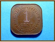 Британская Малайя 1 цент 1941 г.