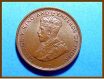 Цейлон 1 цент 1928 г.
