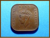 Британская Малайя 1 цент 1941 г.