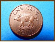Бермуды 1 цент 2000 г.