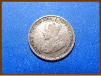 Цейлон 10 центов 1914 г. Серебро