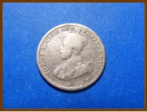 Цейлон 10 центов 1924 г. Серебро