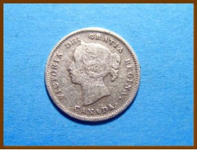 Канада 5 центов 1900 г. Серебро