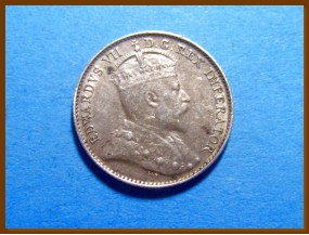 Канада 5 центов 1907 г. Серебро