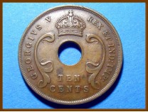 Восточная Африка 10 центов 1922 г.