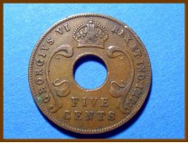 Восточная Африка 5 центов 1942 г.
