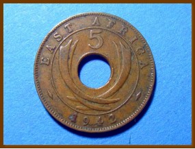 Восточная Африка 5 центов 1942 г.