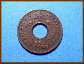 Восточная Африка 1 цент 1922 г.
