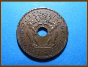 Родезия и Ньясаленд 1 пенни 1956 г.