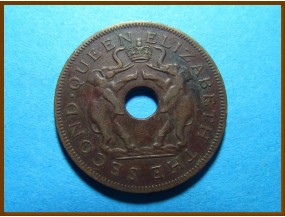 Родезия и Ньясаленд 1 пенни 1958 г.