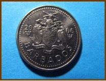 Барбадос 25 центов 2006 г.