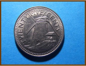 Барбадос 25 центов 1978 г.