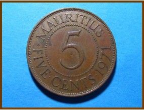 Маврикий 5 центов 1971 г.