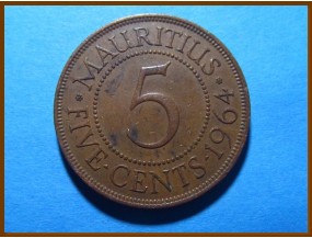 Маврикий 5 центов 1964 г.