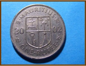 Маврикий 1 рупия 2002 г.