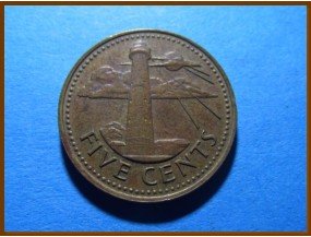 Барбадос 5 центов 1973 г.