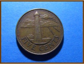 Барбадос 5 центов 1986 г.