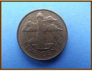 Барбадос 5 центов 1998 г.