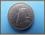 Барбадос 25 центов 1987 г.