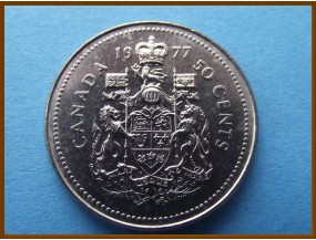 Канада 50 центов 1977 г.