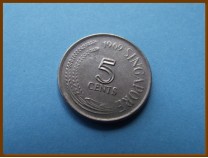 Сингапур 5 центов 1969 г.