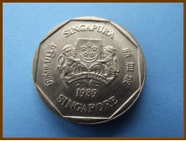 Сингапур 1 доллар 1989 г.