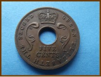 Восточная Африка 5 центов 1955 г.