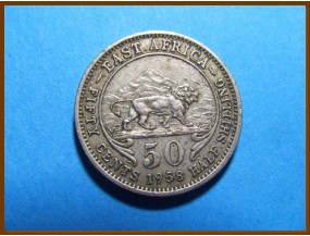 Восточная Африка 50 центов 1958 г.