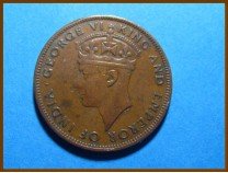Британский Гондурас 1 цент 1944 г.