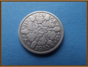 Великобритания 6 пенсов 1933 г. Серебро