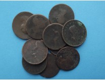 Лот монет Великобритании и Ирландии 18-й век. 10 шт.